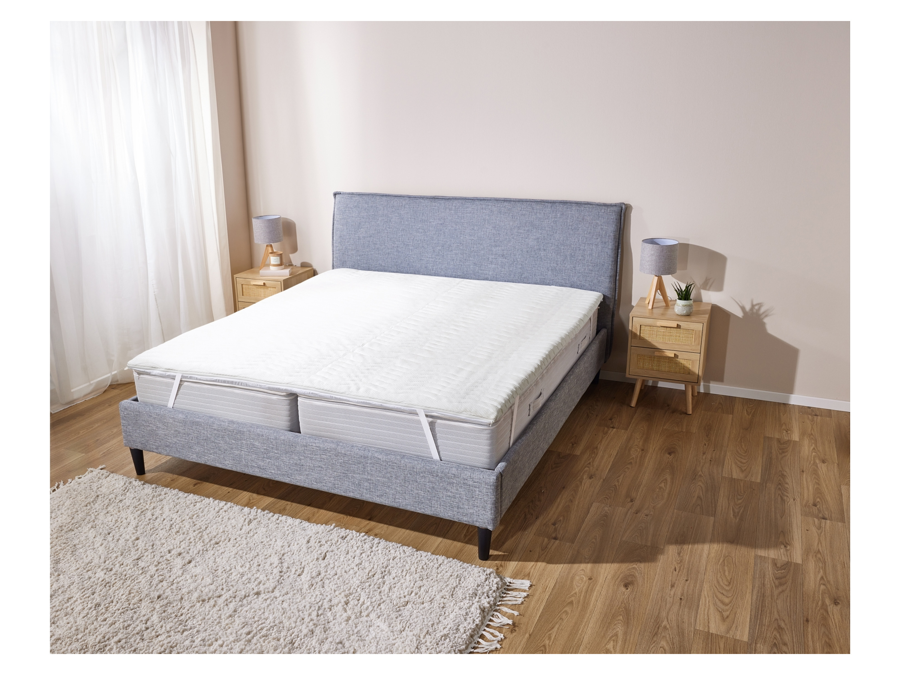 Thumbnail - LIVARNO home Matratzen-Topper, 200 x 200 cm