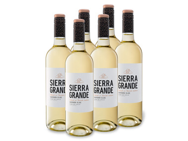 6 x 0,75-l-Flasche Weinpaket Sierra Grande Chile Sauvignon Blanc trocken, Weißwein