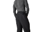 Herren-Langarm-Thermo-Shirt und schwarze Hose, Rückansicht.