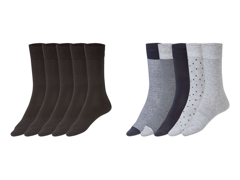 Gehe zu Vollbildansicht: LIVERGY Herren Socken, 5 Paar, mit Baumwolle - Bild 1