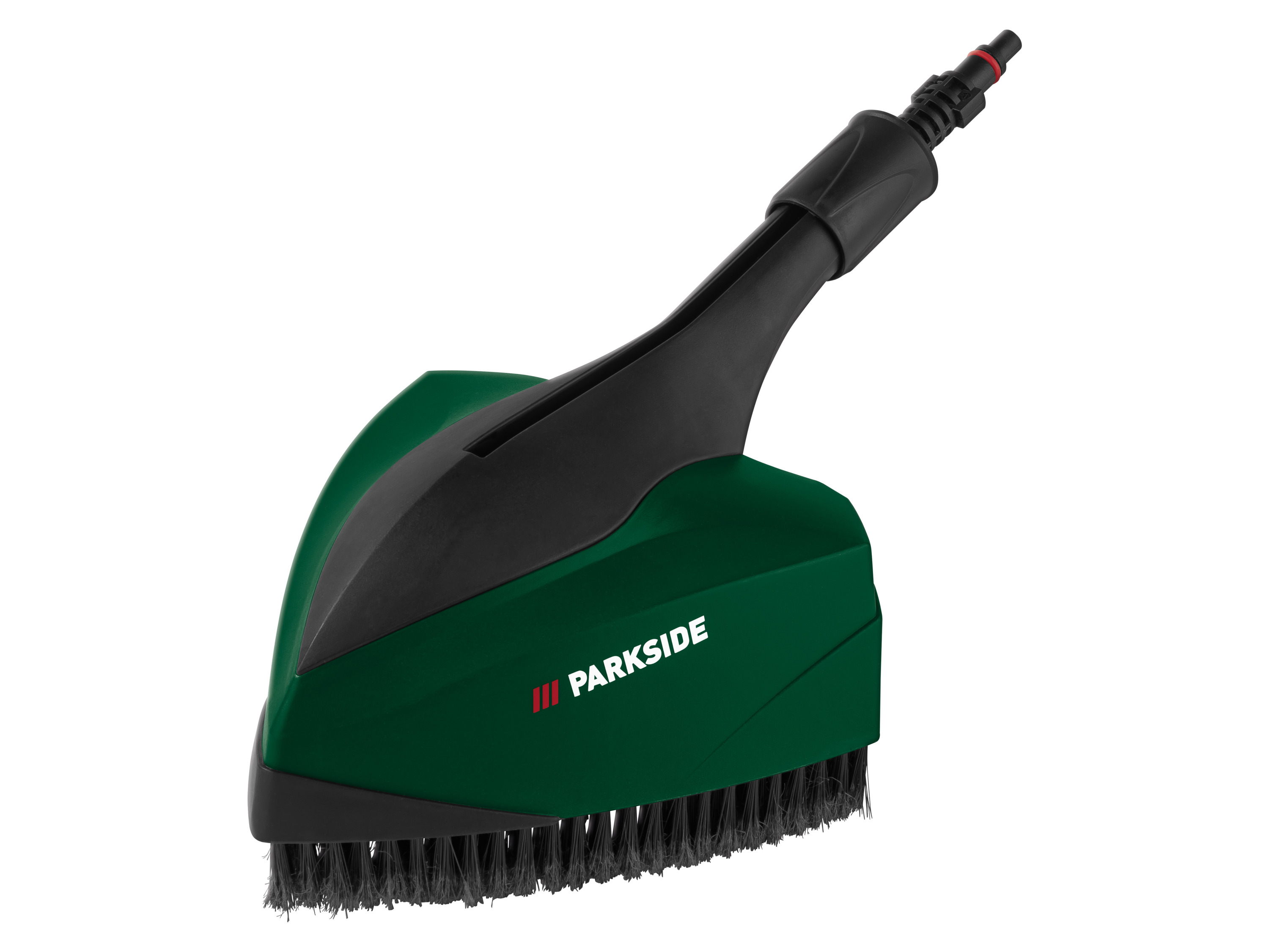 PARKSIDE® HDR Aufsätze Sortiment (Rotierende Dreiecksbürste)““ | Balkonen, Garagen oder Mauern 360° drehbarer Bürstenkopf mit 3 integrierten Bodendüsen und 1 zuschaltbaren Seitendüse Mit spritzschützendem Borstenrahmen und integrierter Abziehlippe Variable Länge durch zweiteiliges Lanzen-Set Fassaden- und Glasreiniger »Pfgr 33 A1 Ideal zur Reinigung von Fassaden, Türen und Fenstern Robuster Reinigungskopf mit 4 integrierten Düsen Werkzeuglos wechselbare Reinigungsaufsätze: kraftvolle Bürste für harte Oberflächen / weicher, maschinenwaschbarer Textilbezug für Glas Rotierende Dreiecksbürste »Prdb 21 A1 Für PARKSIDE-Hochdruckreiniger und weitere gängige Hochdruckreiniger Ideal zur Reinigung unempfindlicher Oberflächen wie Stein, Metall, Glas, Kunststoff oder Holz Eckentauglicher Delta-Bürstenkopf mit oberflächenschonenden Softborsten Mit integriertem, rotierendem Fächerstrahl-Düsensystem zur Beseitung auch hartnäckiger Verunreinigungen Enthaltenes Zubehör: Flächenreiniger-Besen »Pfrb 26 A1 2 Verlängerungslanzen