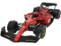 Roter Rennwagen mit der Nummer 16 auf schwarzem Hintergrund.
