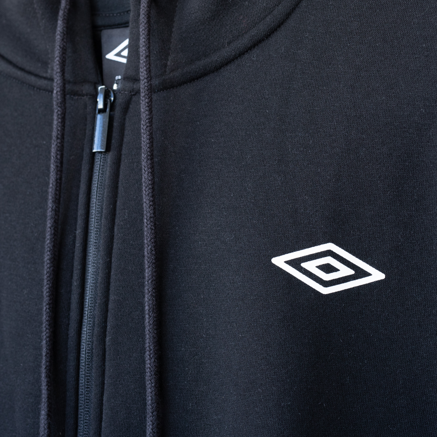 UMBRO Damen Sweathoodie/Sweatjacke (Schwarz, L) – Bild 3 von 3