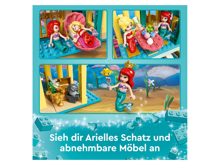 Gehe zu Vollbildansicht: LEGO® Disney Princess™ 43207 »Arielles Unterwasserschloss« - Bild 9