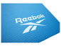 Eine blaue Reebok Fitnessmatte.