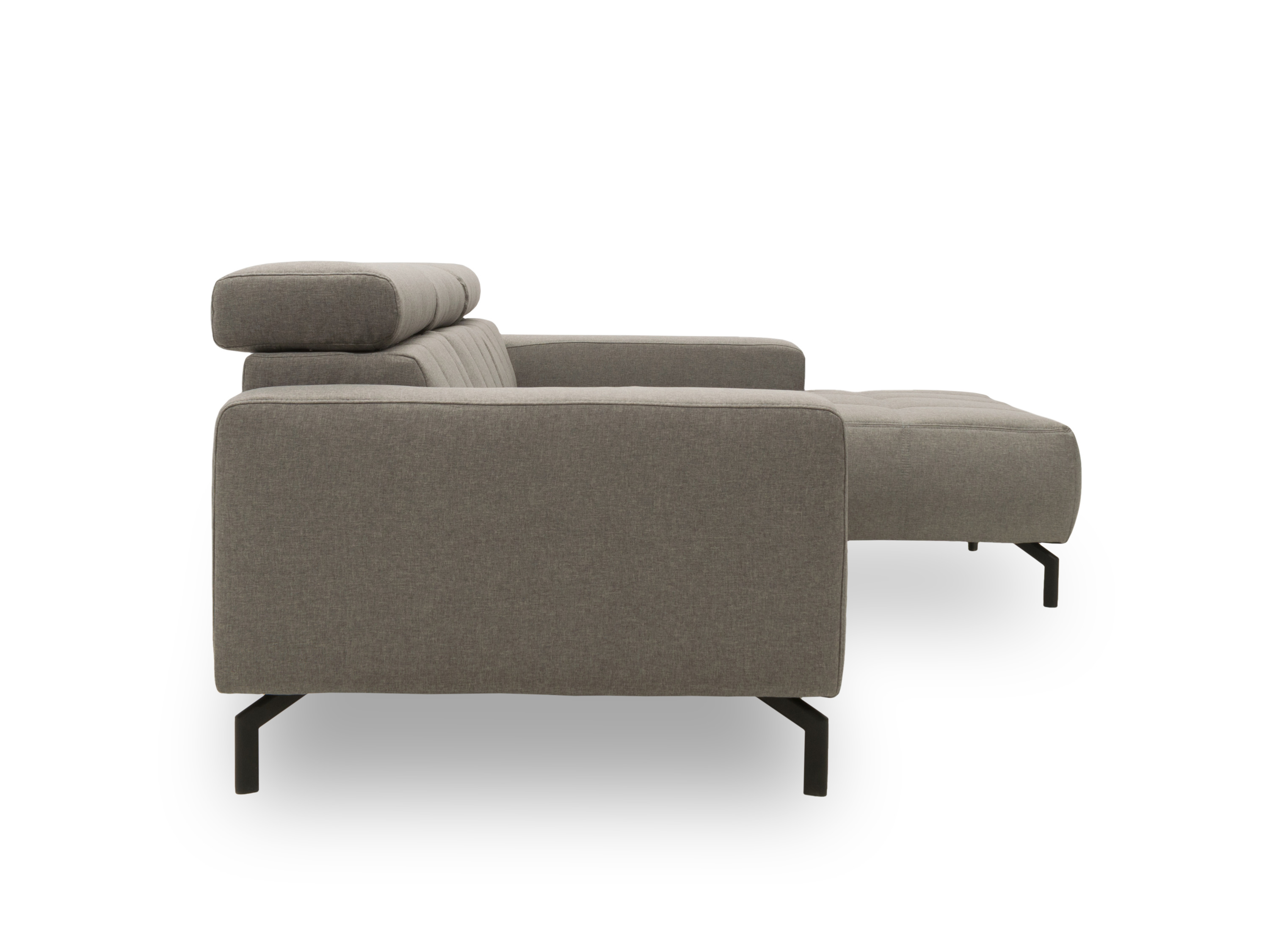 Thumbnail - Domo Sofa »Cunelli« mit Longchair (davorstehend rechts, 292x175cm, Silber)