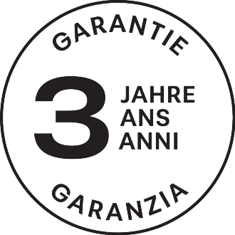 Garantiesiegel: 3 Jahre Garantie.