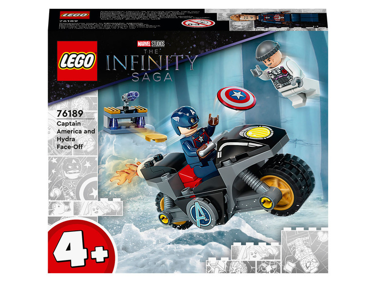 Gehe zu Vollbildansicht: LEGO® Marvel Super Heroes 76189 »Duell zwischen Captain America und Hydra« - Bild 1