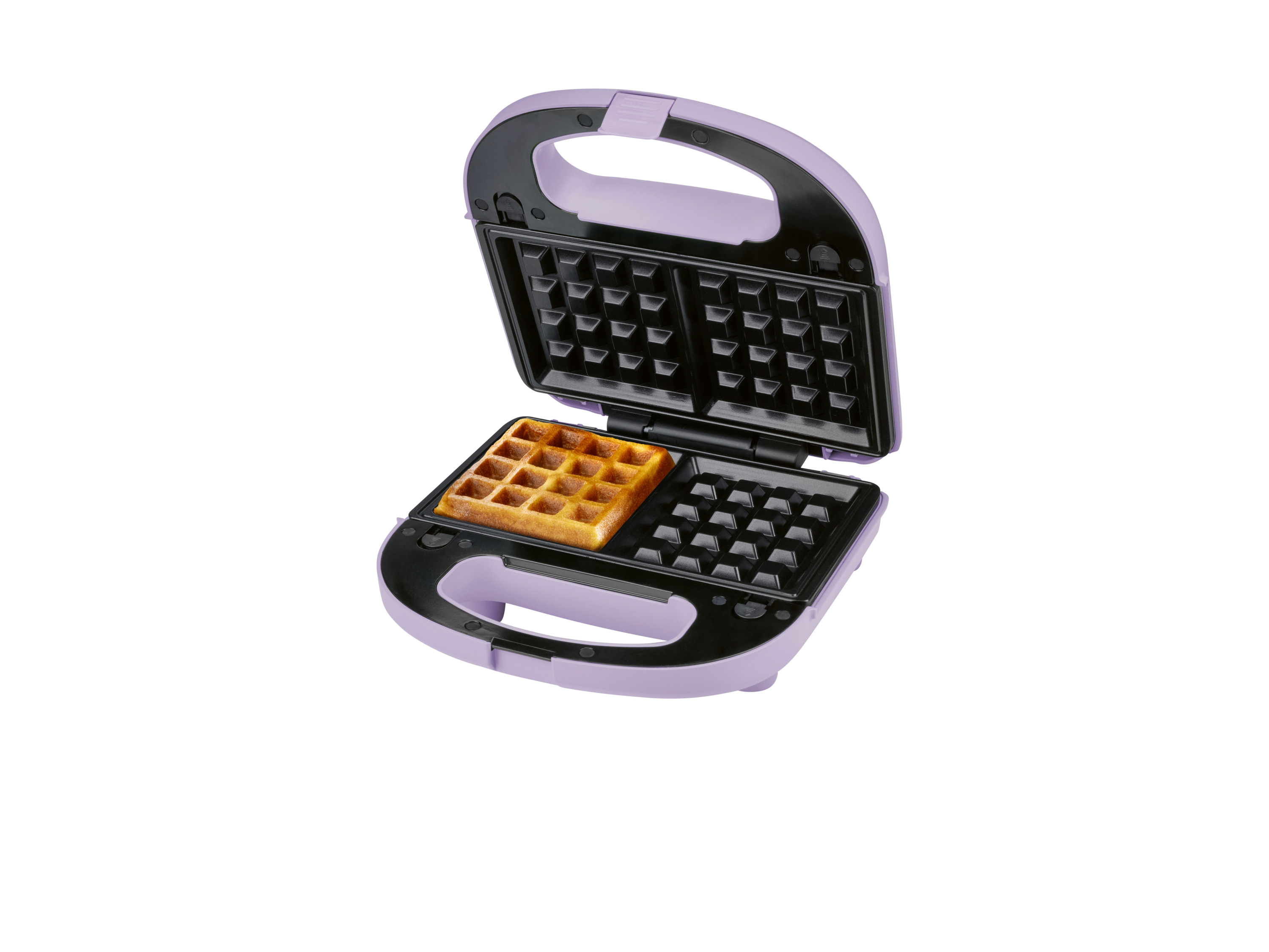 Thumbnail - SILVERCREST® KITCHEN TOOLS Waffeleisen mit Wechselplatten /SWEW 750 D4 /SOWEW 750 D4 (Lila)