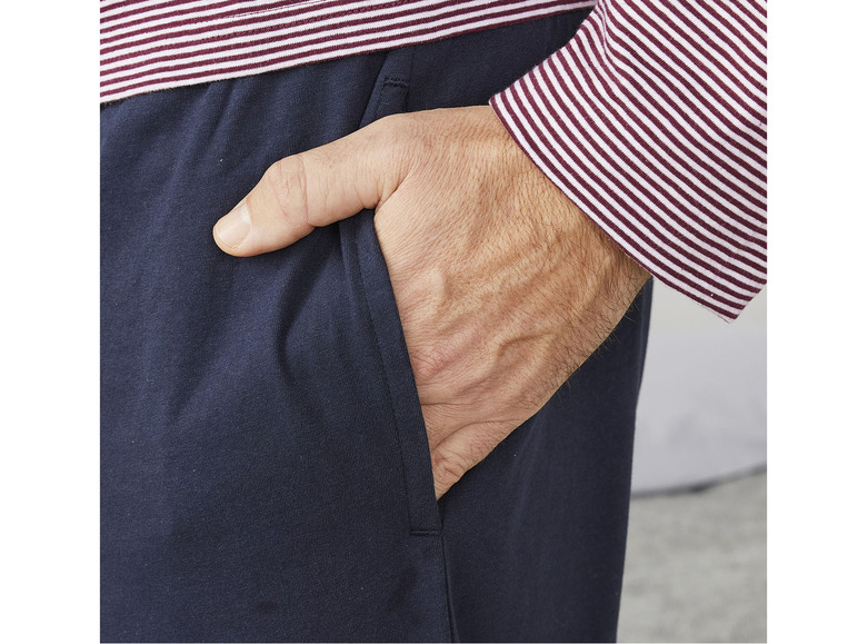 Gehe zu Vollbildansicht: LIVERGY® Herren Pyjama mit seitlichen Eingrifftaschen - Bild 6