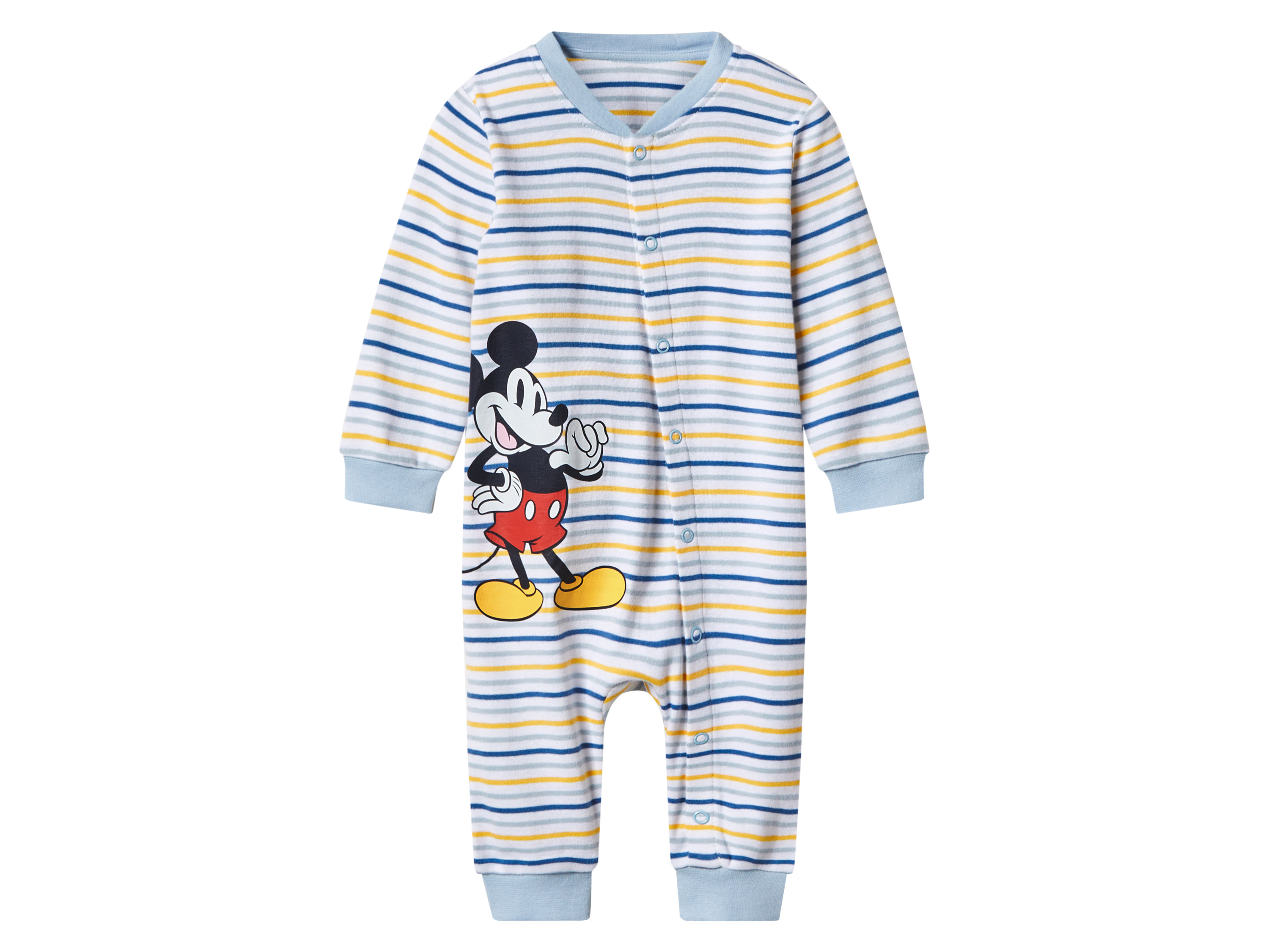LUPILU® Baby Schlafoverall (Streifen/blau, 50/56)
