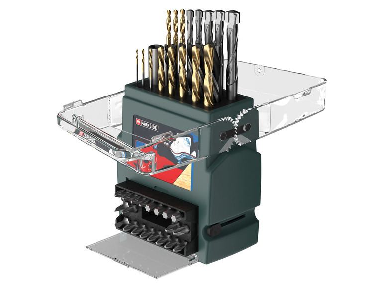 Gehe zu Vollbildansicht: PARKSIDE® Bohrer- und Bitsatz »P BBS 2 A1«, 50-teilig / 43-teilig, inkl. Aufbewahrungsbox - Bild 3