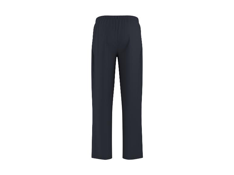 Herren-Sporthose in Marineblau, Rückansicht.