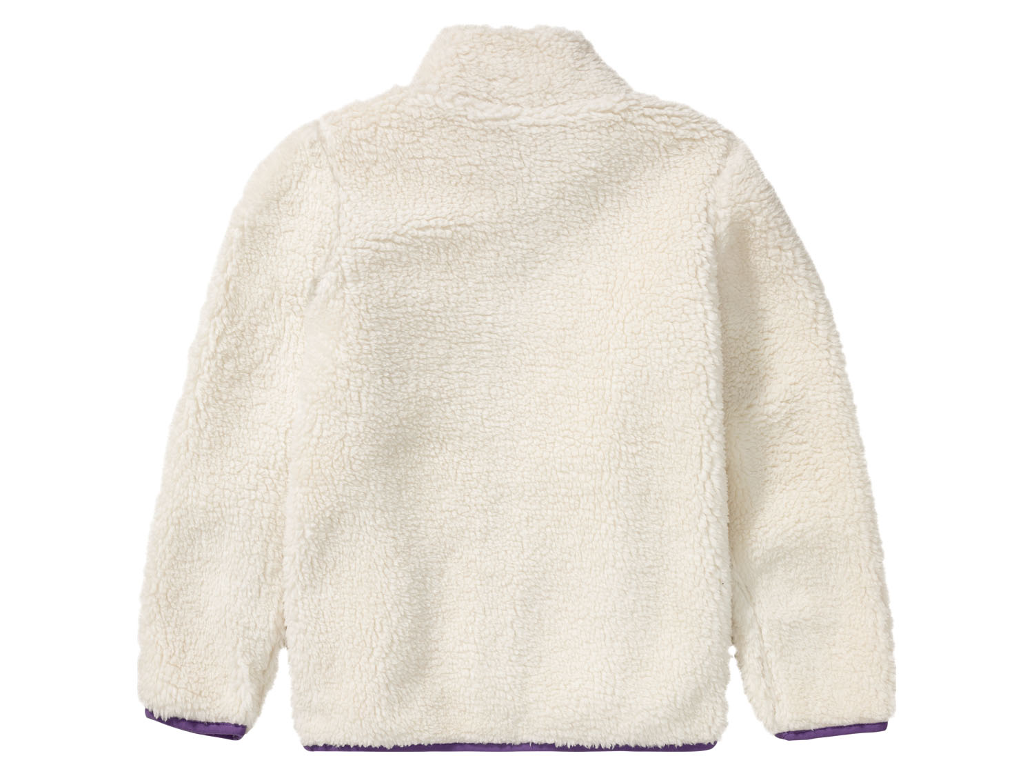 Thumbnail - pepperts!® Kinder Mädchen Jacke mit Lammfellimitat (Weiß, 158/164)