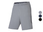 Graue Under Armour Sport Shorts mit schwarzen Akzenten.