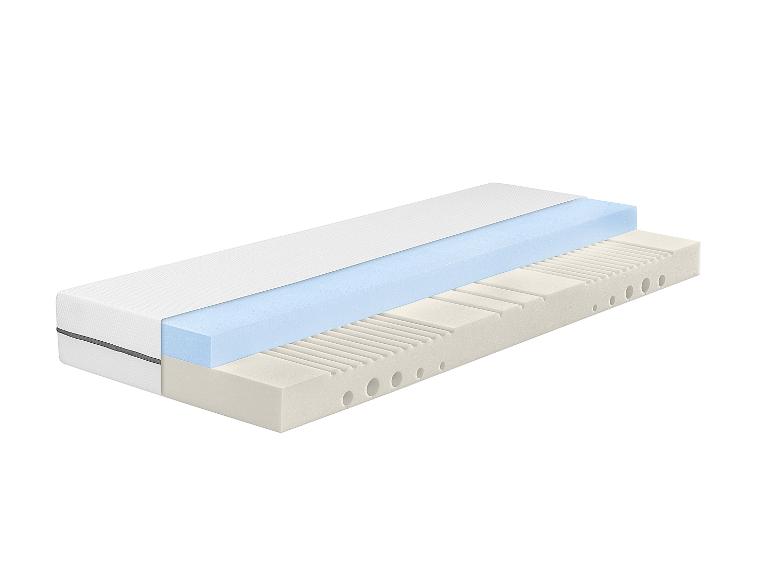 Matratze mit Viscoschaum, Taschenfederkern und Bezug