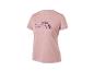 Crivit Damen-Kurzarm-Sport-T-Shirt in Rosa mit gemustertem Logo