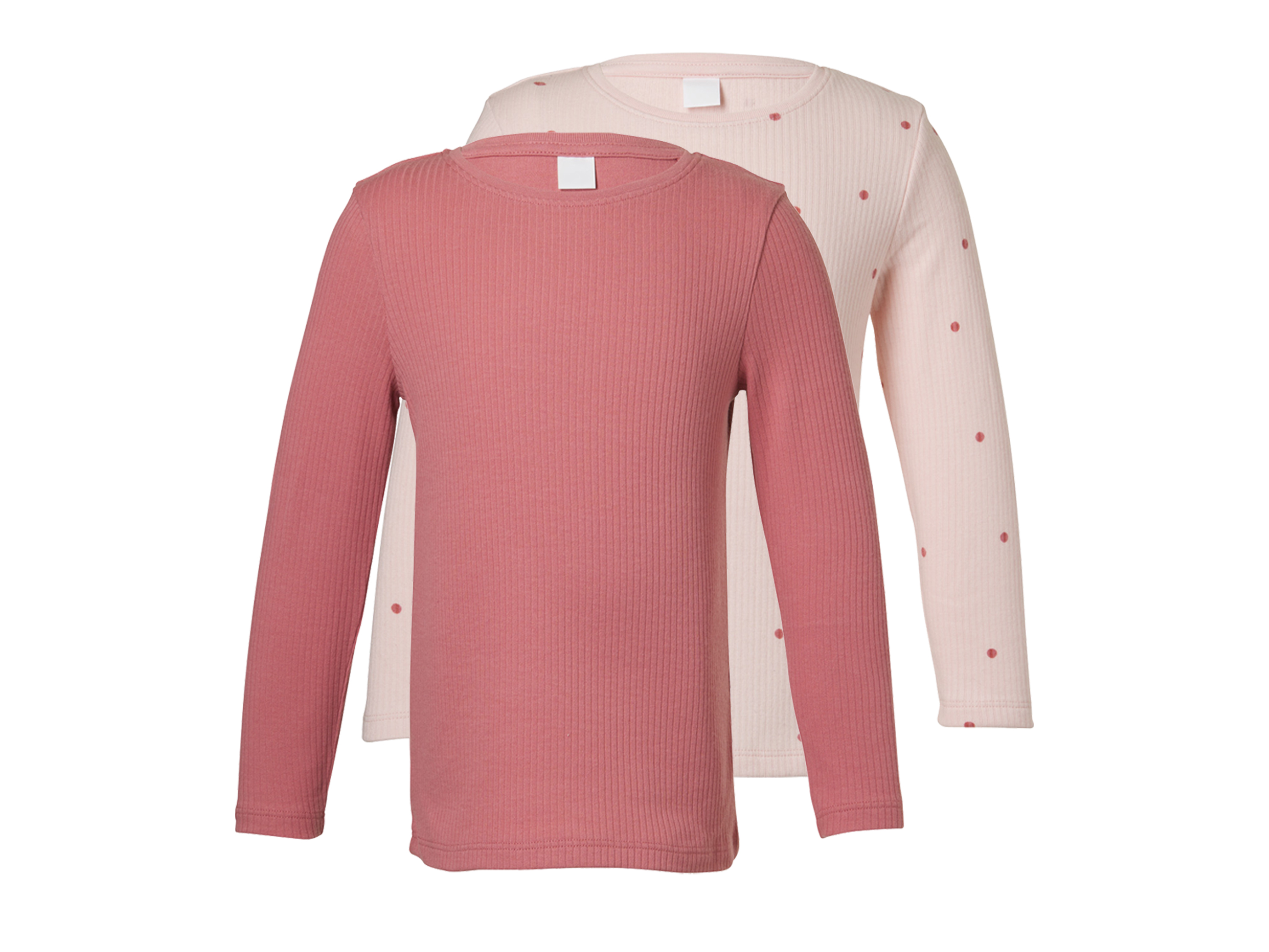 LUPILU® Kinder-Thermo-Langarmshirt, 2 Stück (rosa/rose, 110/116)""