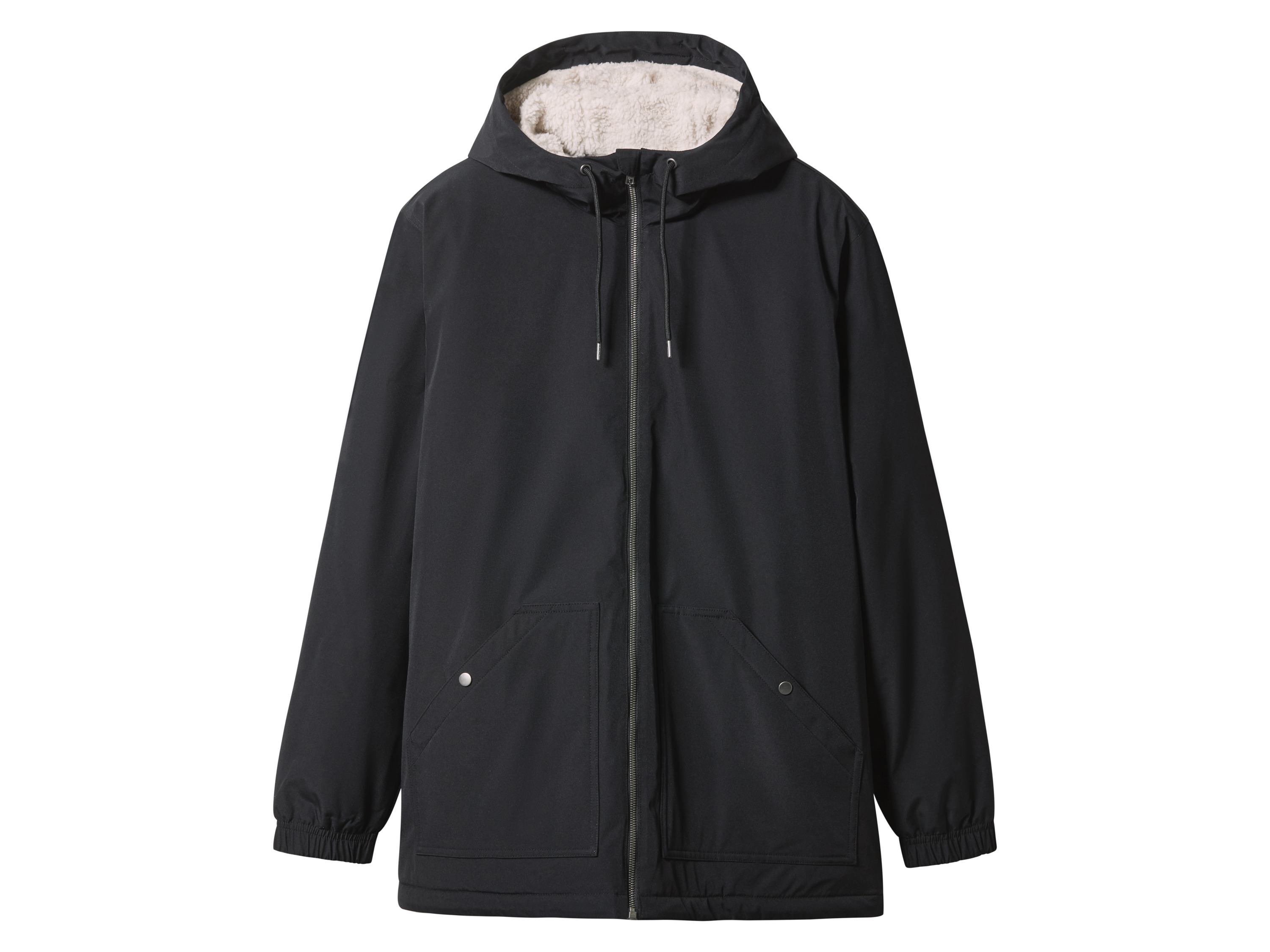ESMARA MEN Herren Parka (Schwarz, M (48/50))