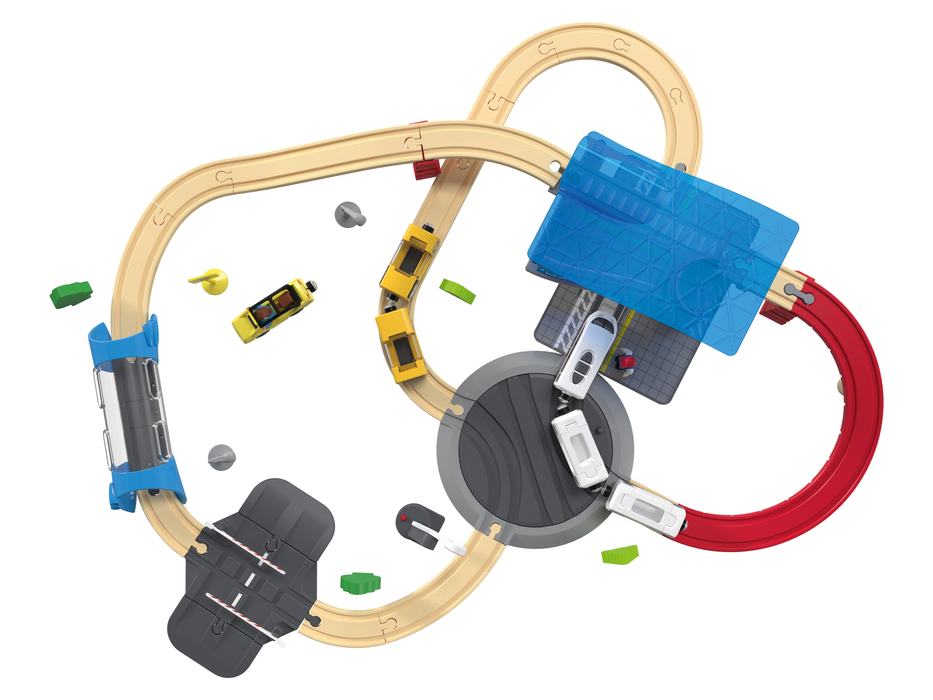 Thumbnail - lupilu® Eisenbahnset City-Express / Dinoland (City-Express Bahn)