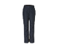 Dunkelblaue Skihose mit verstellbarem Bund und Reißverschlusstaschen.