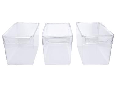 SILVERCREST® Kühlschrank-Organizer mit Deckel, 3er Set, 5 L