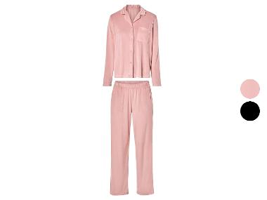 esmara® Damen Nicki-Pyjama, mit aufgesetzter Brusttasche