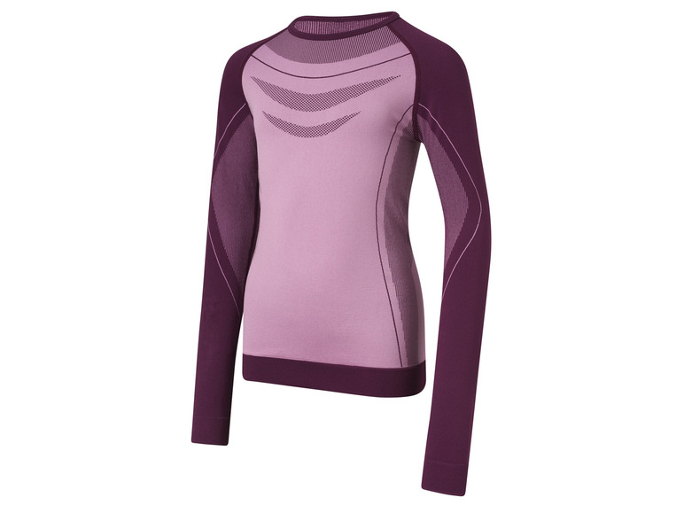 Lila-rosa Langarm-Unterwäsche.