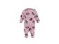 Rosa Langarm-Oberteil und Hose mit Cartoon-Maus-Print