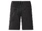 Herren-Jeansshorts in Schwarz, Rückansicht