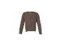 LUPILU® Kleinkinder Langarmshirt in Braun mit Rippstrickmuster