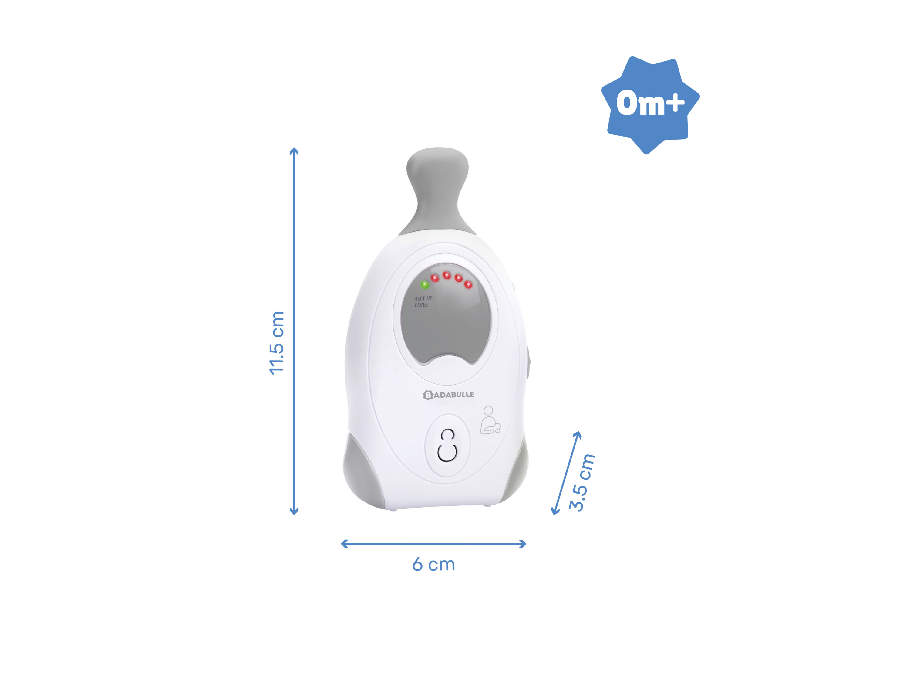 Thumbnail - Badabulle Babyphone »Online«, 300 m Reichweite