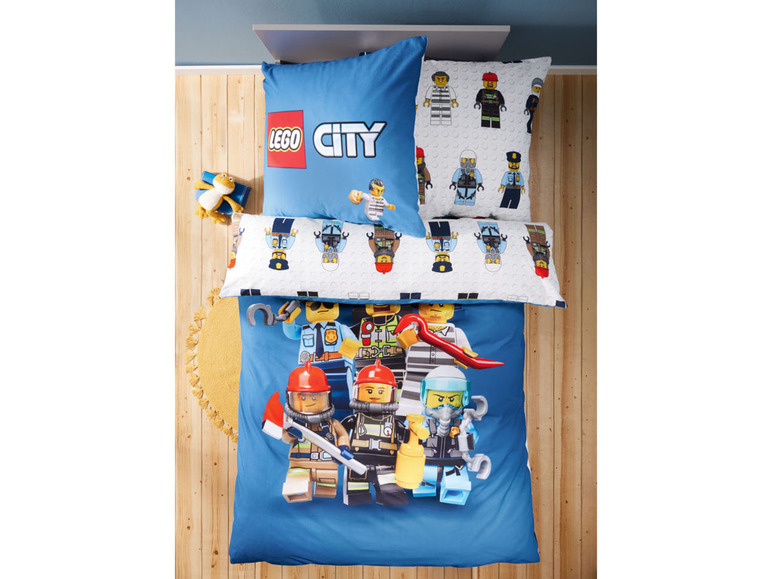Gehe zu Vollbildansicht: LEGO Ninjago / City Kinder Bettwäsche, 135 x 200 cm - Bild 4