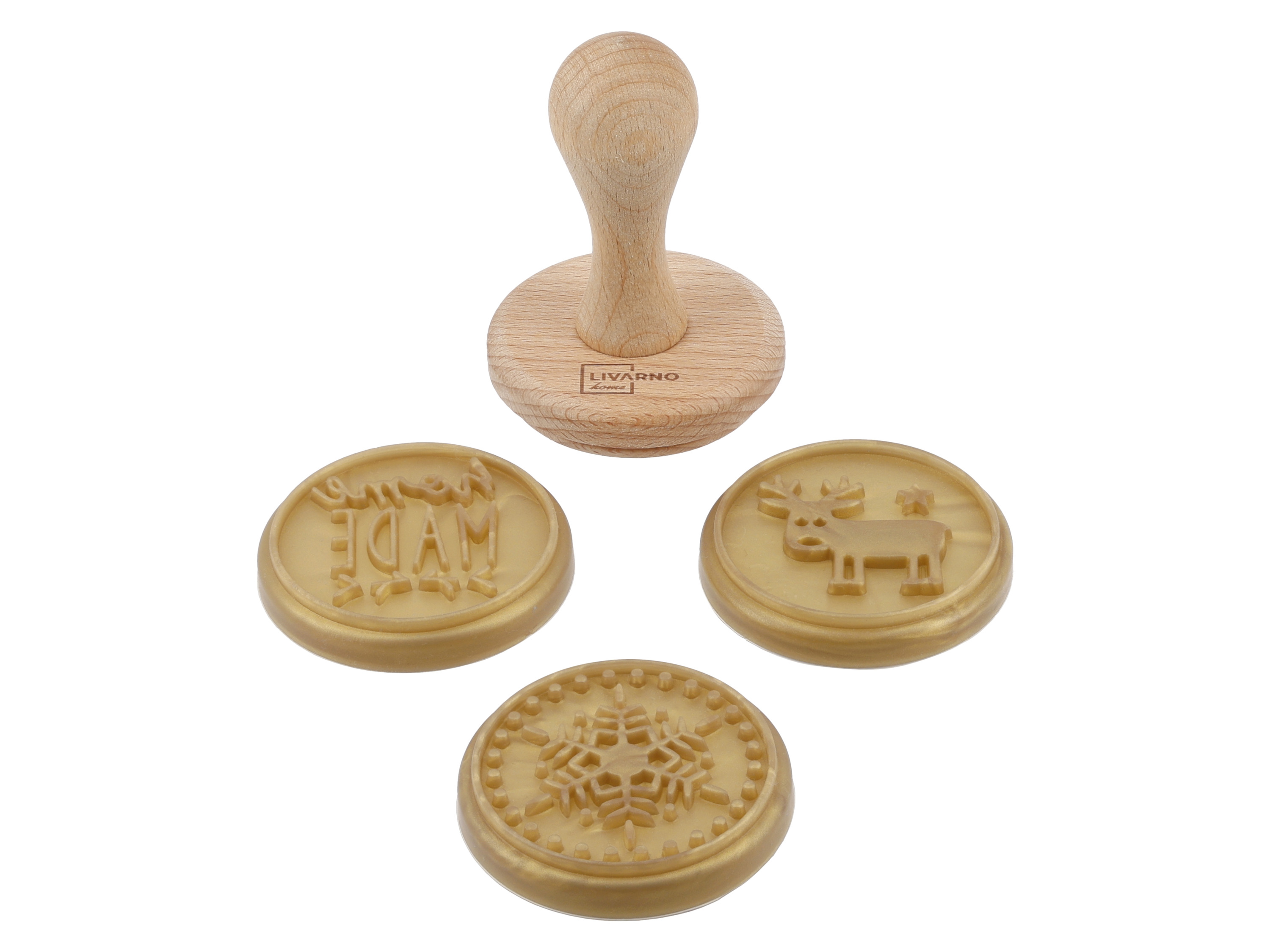 Thumbnail - SILVERCREST® Plätzchenausstecher-Set / Keksstempel-Set / Figuren-Ausstecher-Set / Ausstechformen-Set  (Plätzchen-Stempel...