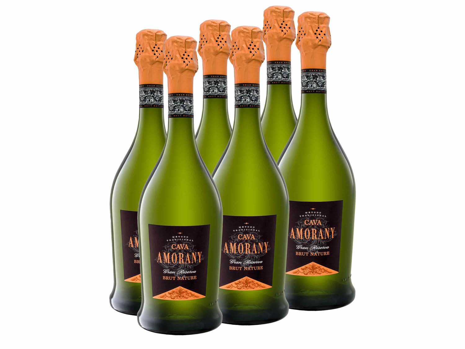 6 x 0,75-l-Flasche Weinpaket Amorany Reserva… Cava Gran