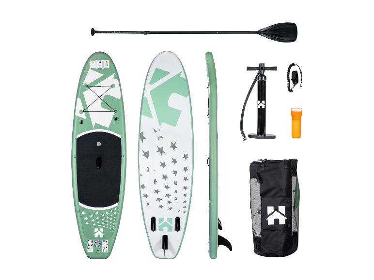 HOME DELUXE Stand Up Paddle Board Moana Mintgrün mit Zubehör.