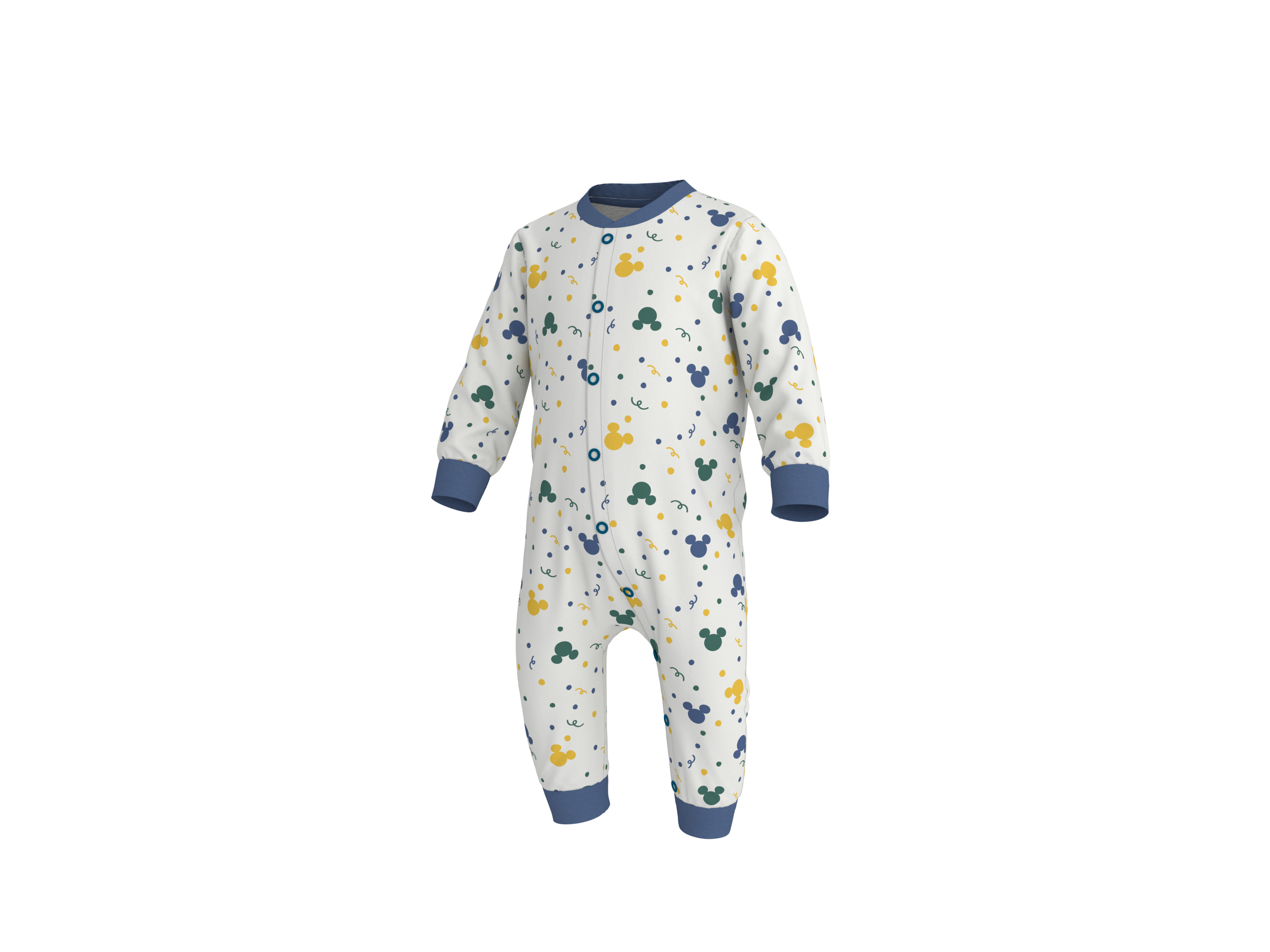 LUPILU® Baby Schlafoverall (Blau, 74/80) – Bild 4 von 4