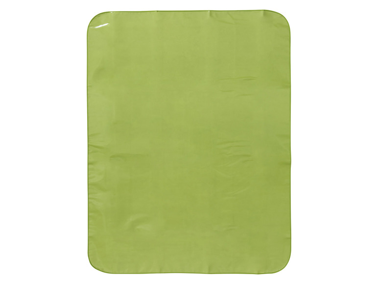 Ein grüner Bezug für einen Kleiderständer