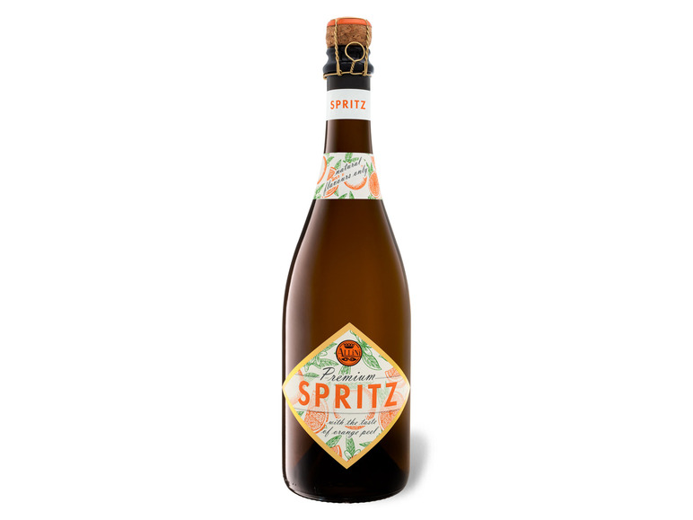 Alkoholisches Spritz, Orange Peel Mischgetränk Premium
