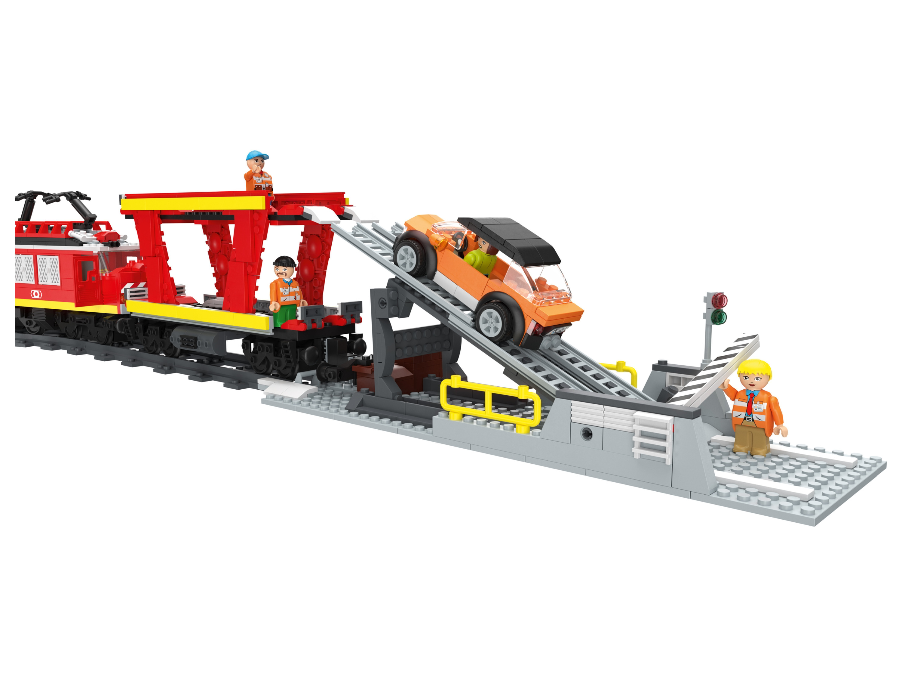 Thumbnail - Playtive Clippys Bausteine Set Bahnwelt (Güterzug)