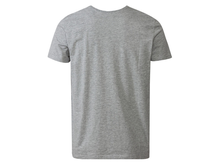 Ein graues T-Shirt mit kurzen Ärmeln