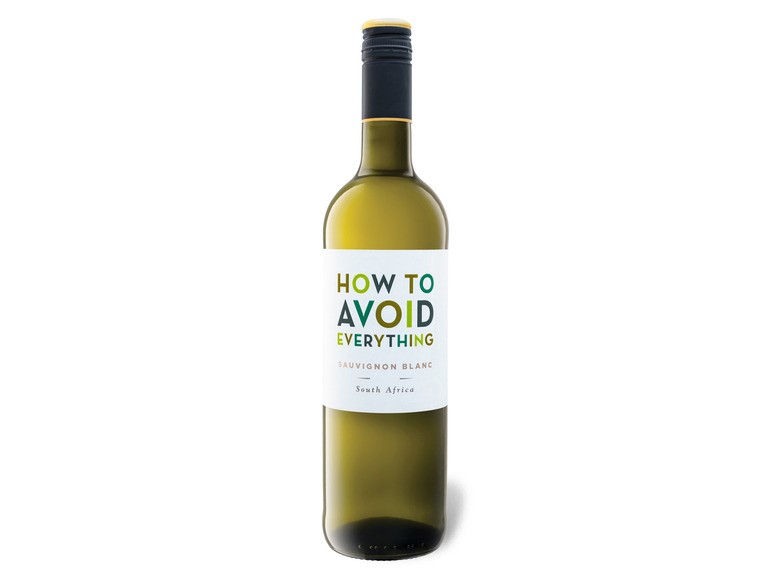 Gehe zu Vollbildansicht: How to avoid everything Sauvignon Blanc Western Cape trocken, Weißwein 2021 - Bild 1