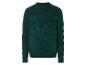 Ein dunkelgrüner Pullover mit langen Ärmeln.