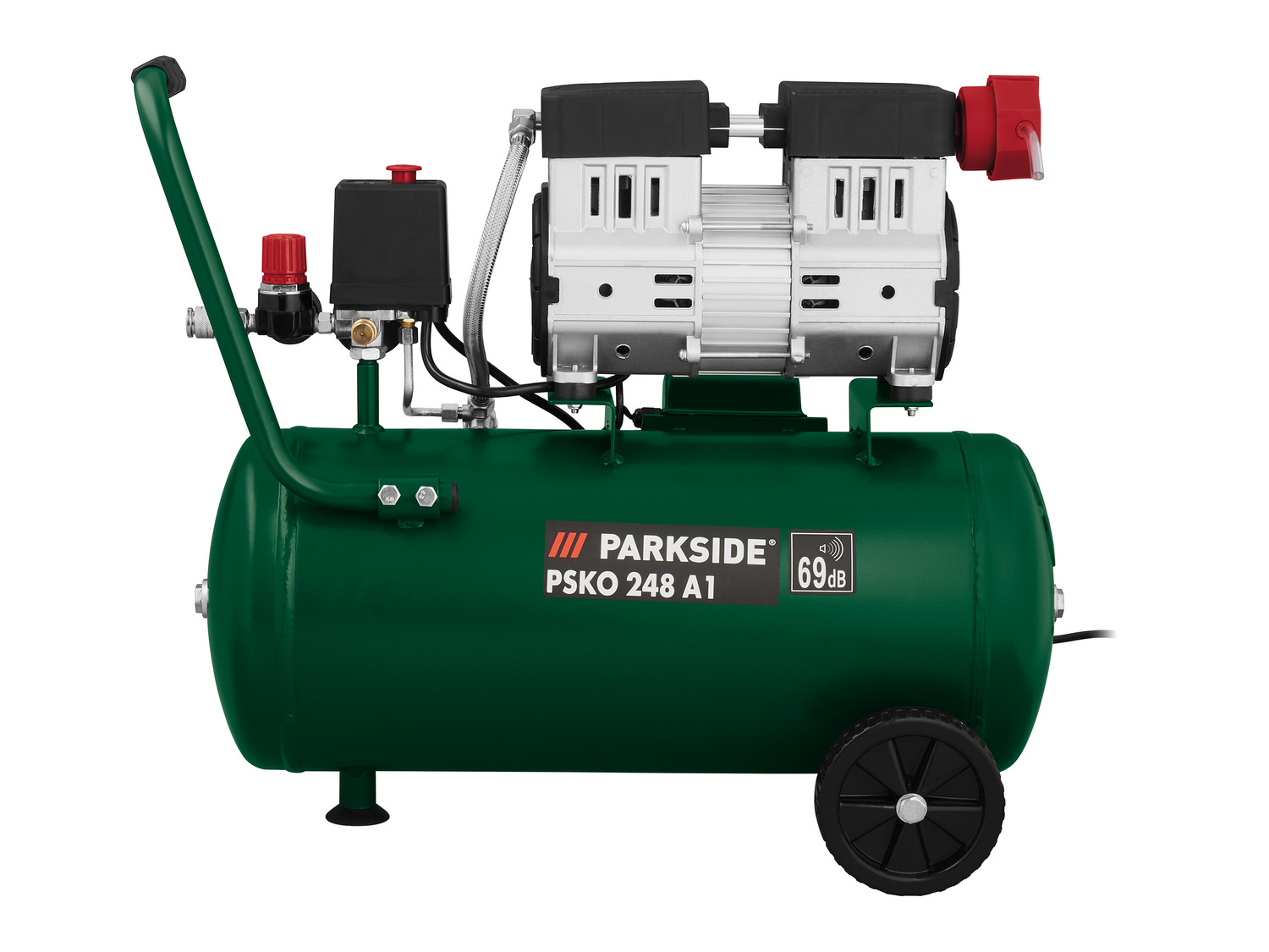 PARKSIDE® Silent Kompressor »PSKO 248 A1«, 1100 W