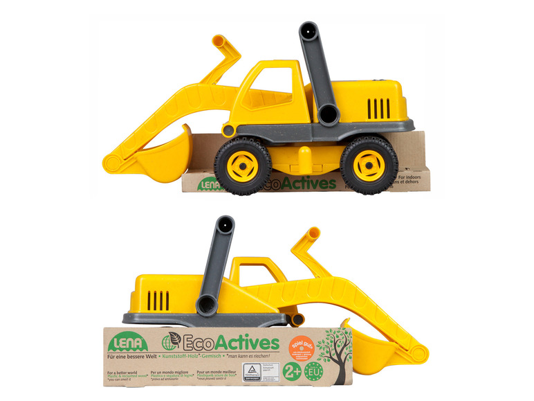 Gelbe LENA EcoActives Bagger Spielzeug