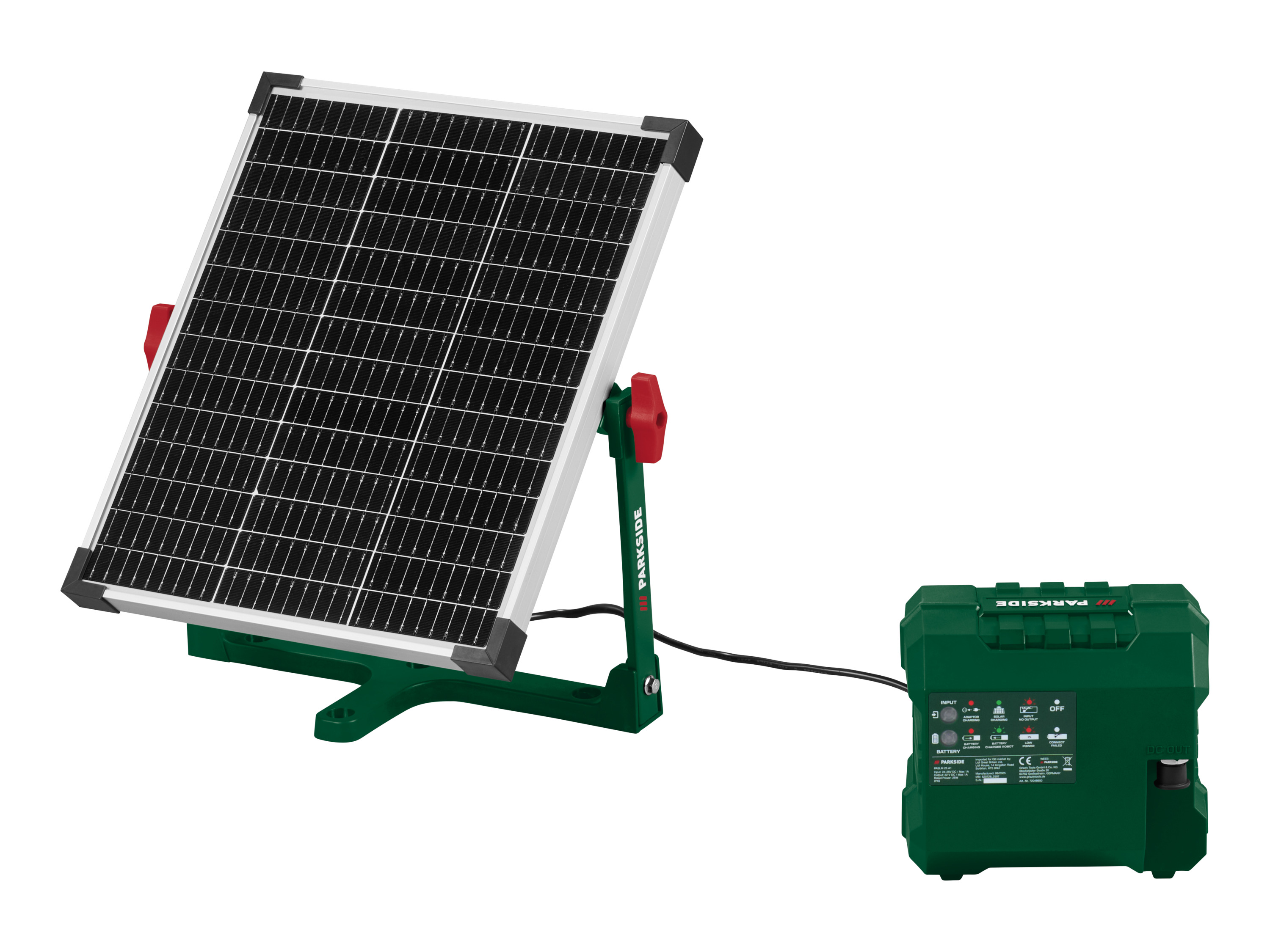 PARKSIDE® 20 V Akku-Solar-Ladestation für Mähroboter »PASLM 25 A1«, mit Akku – Bild 4 von 4