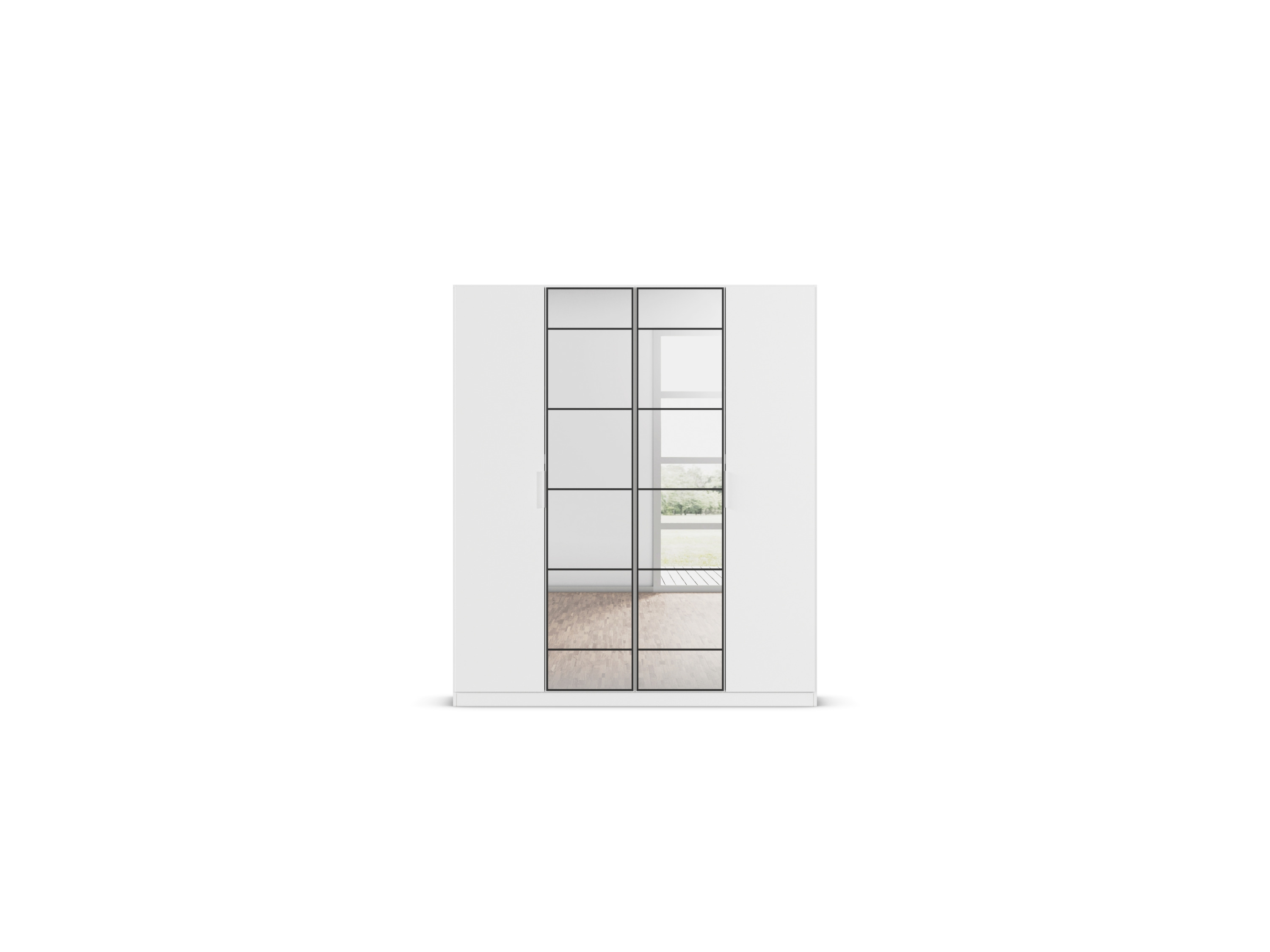 RAUCH ORANGE Acero Drehtürenschrank (Weiß, Breite 181 cm / Höhe 210 cm) – Bild 4 von 4