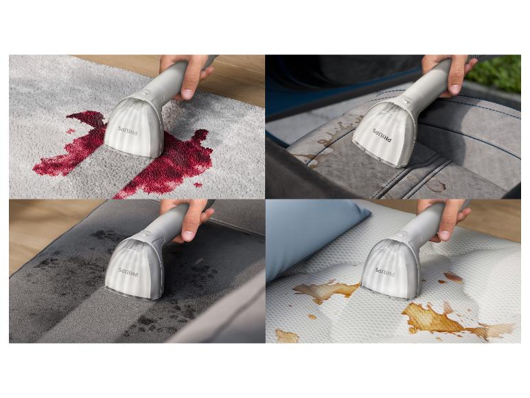 Teppichreiniger entfernt Flecken von Teppich, Autopolstern, Sofa und Matratze.