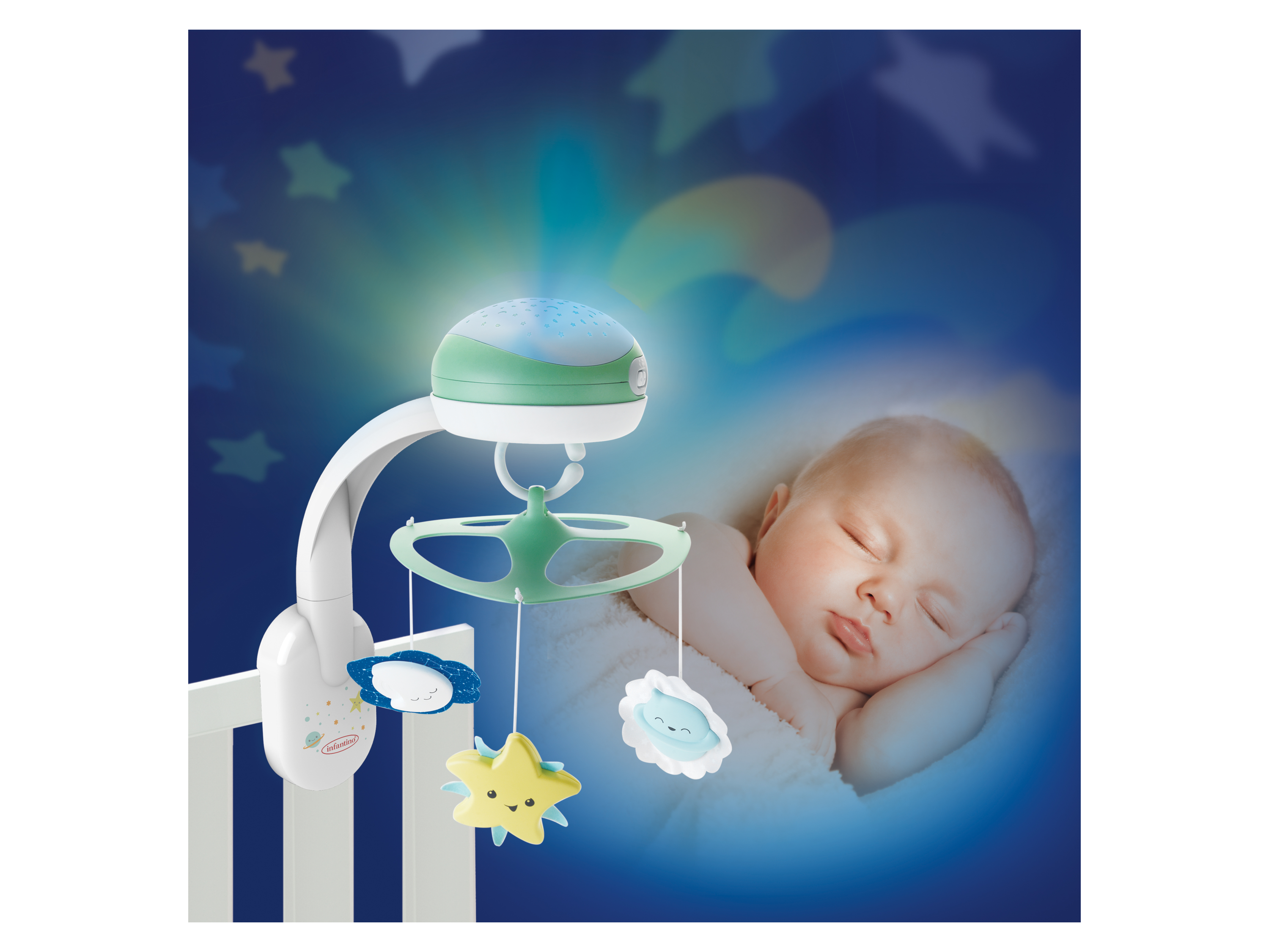 Thumbnail - Infantino 3-in-1-Projektor Musik Mobile