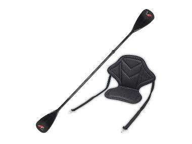 F2 SUP Sitz + Kajak Alu Paddel Set- Zubehör